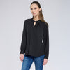 Blusa de pliegues
