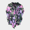Blusa estilo capa con print floral