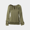 Blusa holgada satinada