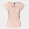 Blusa de cuello scoop con cut-out