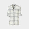 Camisa amplia con estampado tipo windowpane