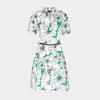 Vestido midi floreado