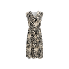 Vestido largo de animal print