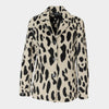 Blazer oversize animal print