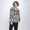 Blazer oversize animal print