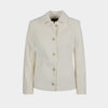 Chaqueta con cuello plano