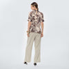 Blusa nature manga corta