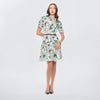 Vestido midi floreado