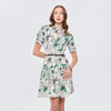 Vestido midi floreado