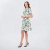 Vestido midi floreado