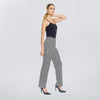 Pantalón print blanco y negro