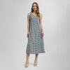 Vestido corte imperio con cuello en V