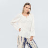 Blusa manga fruncida