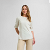 Blusa de lino manga larga