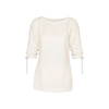 Blusa de lino manga larga