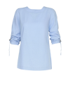 Blusa de lino manga larga