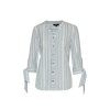 Camisa con cuello henley