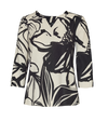 Blusa de lino manga tres cuartos