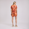 Blusa holgada con escote de amarre