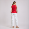 Blusa tejida sin manga