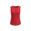 Blusa tejida sin manga