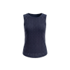 Blusa tejida sin manga