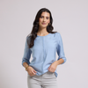 Blusa con detalles en encaje