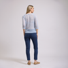 Blusa de cuello redondo con manga