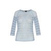 Blusa de cuello redondo con manga
