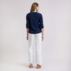 Blusa con hombros trapeados