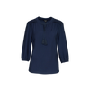 Blusa con hombros trapeados