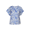 Blusa floral cuello en v