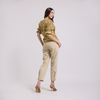 Blusa en tonos ocre