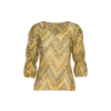 Blusa en tonos ocre