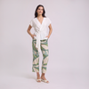 Blusa peplum con escote profundo