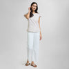 Blusa de lino a rayas