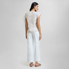 Blusa de lino a rayas