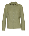 Blusa verde cemento tipo camisa