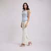 Blusa de cuello redondo sin mangas