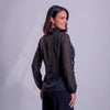 Blusa con cuello fruncido