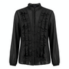 Blusa con cuello fruncido