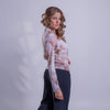 Blusa con estampado botánico