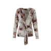 Blusa con estampado botánico