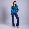 Blusa estampado botánico