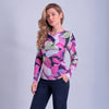 Blusa estampada de manga larga