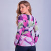 Blusa estampada de manga larga