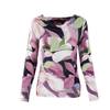 Blusa estampada de manga larga
