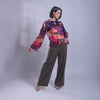 Blusa con estampado cálido