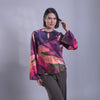 Blusa con estampado cálido