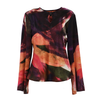 Blusa con estampado cálido